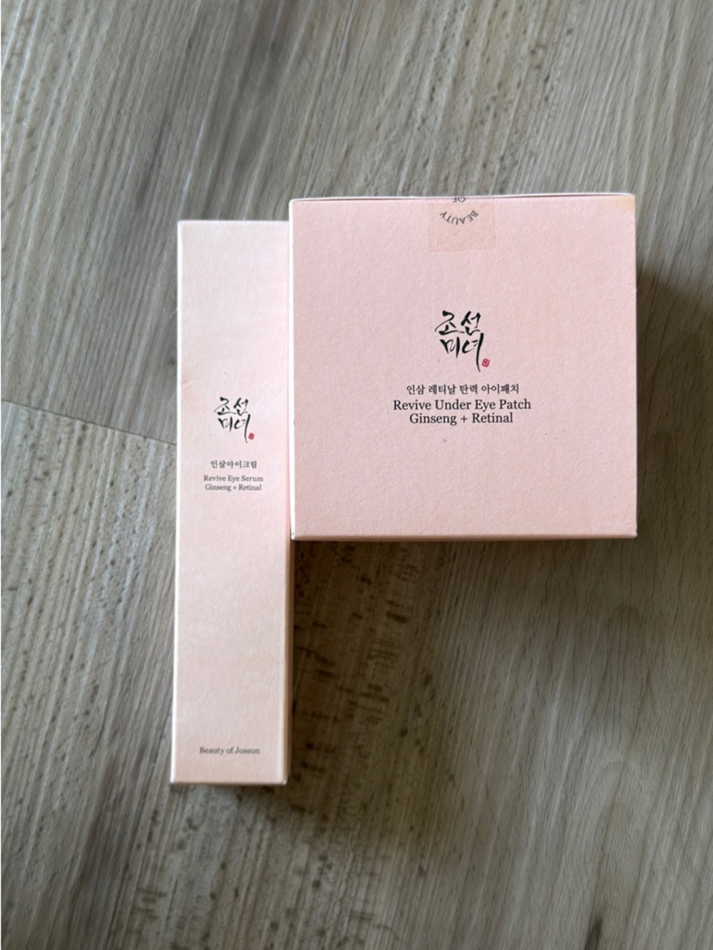 Beauty of Joseon Revive Under Eye Patch & Eye Serum Set - Pink